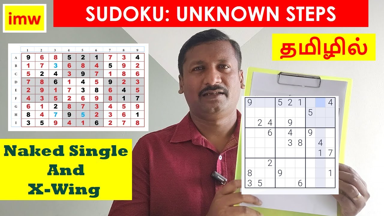 Mastering Sudoku: Naked Single & X-Wing Techniques Explained | imw