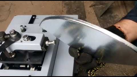 Pittsburgh Lockforming machinery  | Making Elbow Flange with Lockformer