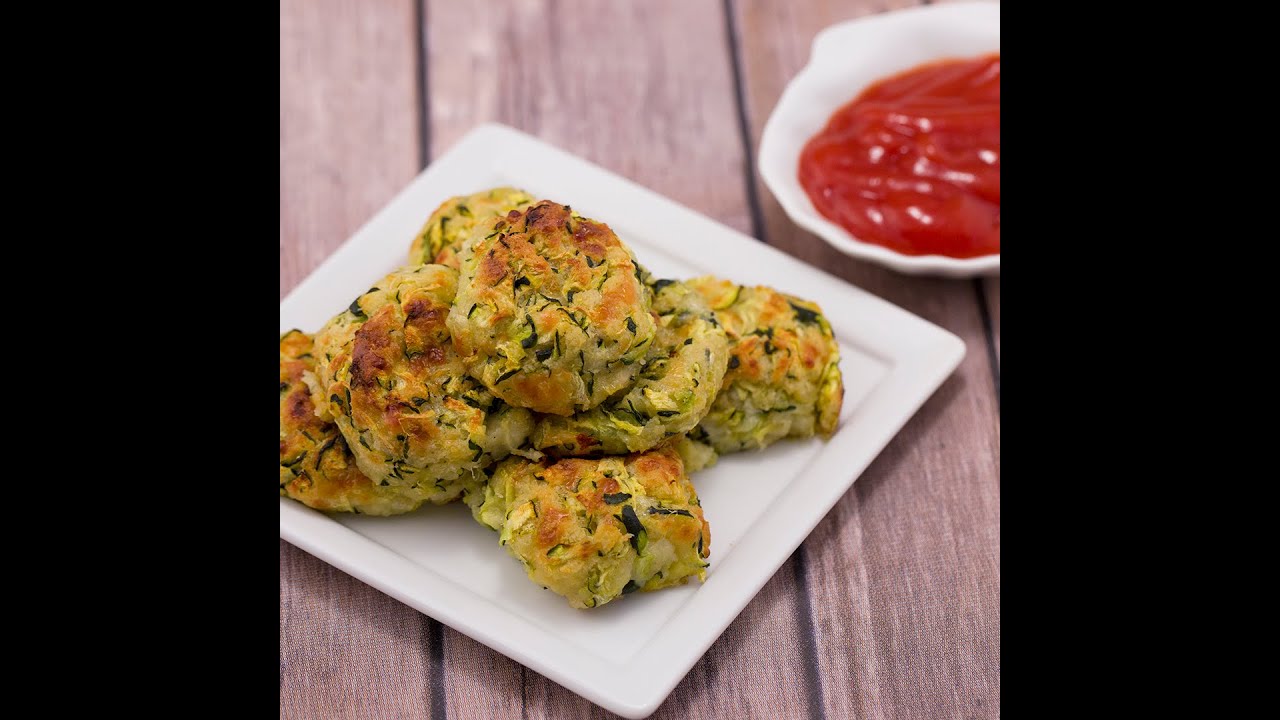 Oven-Baked Zucchini and Mozzarella Balls - YouTube