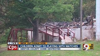 Children admit playing with matches