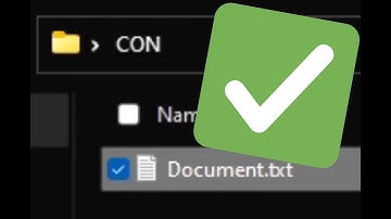 CON in Windows - No Tricks