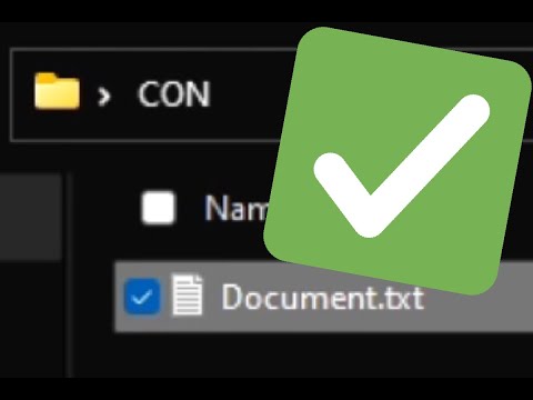CON in Windows - No Tricks