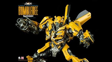 Transformers The Last Knight ThreeZero Bumblebee DLX Action Figure Unboxing & Review!