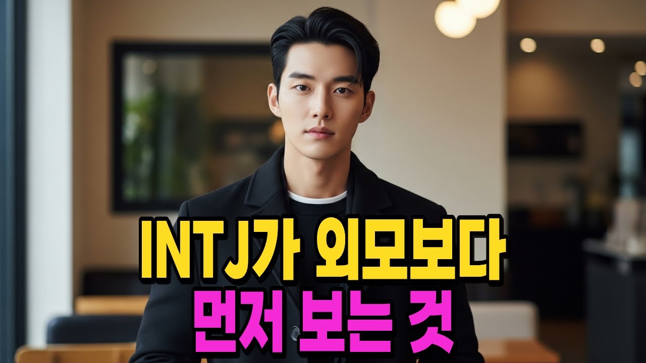 INTJ가 외모보다 먼저 보는 것