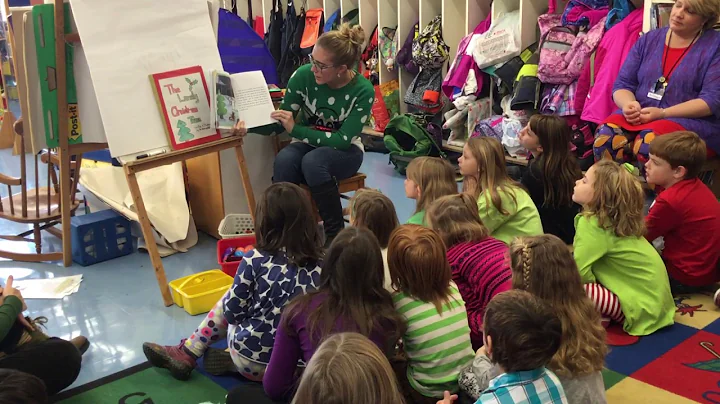 Local Author Kristen Hotaling reads her book The Lonely Christmas Tree to our students