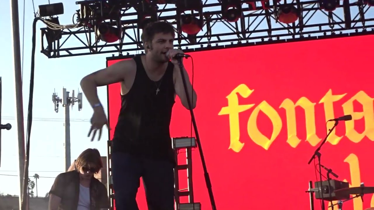 Fontaines DC Hurricane Laughter live Primavera Sound LA, September