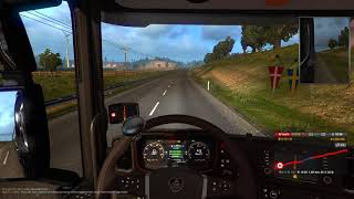 Euro Truck Simulator 2 ets2- wrong way overtaking