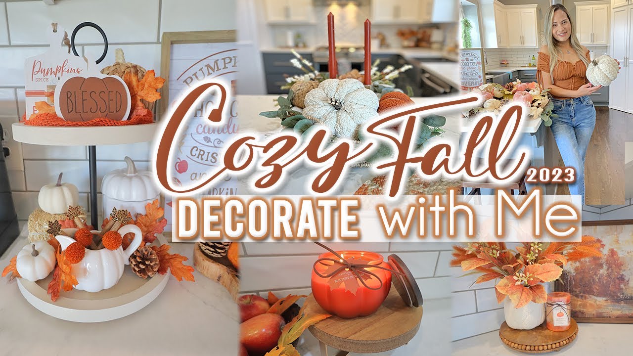 ????COZY FALL DECORATE WITH ME 2024 Part 1 | Warm & Cozy | FALL ...