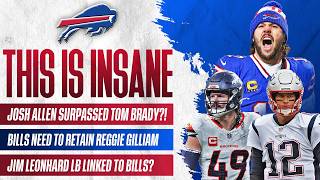 🚨 Buffalo Bills linked to GAME CHANGING Run Stopping LB + Josh Allen surpasses Tom Brady?!