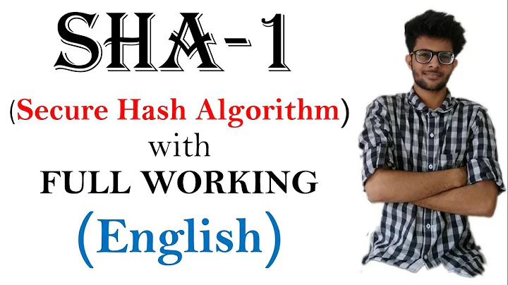 SHA-1 (Secure hash Algorithm) working in English  | CSS series