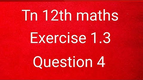 Tn 12th maths exercise 1.3 question 4/Applications of matrices and determinants