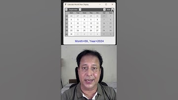 Getting Month Year part from currently displayed Calendar based on user event #tkinter #tkcalendar