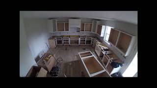 Kitchen Cabinet + Countertop Installation Time Lapse