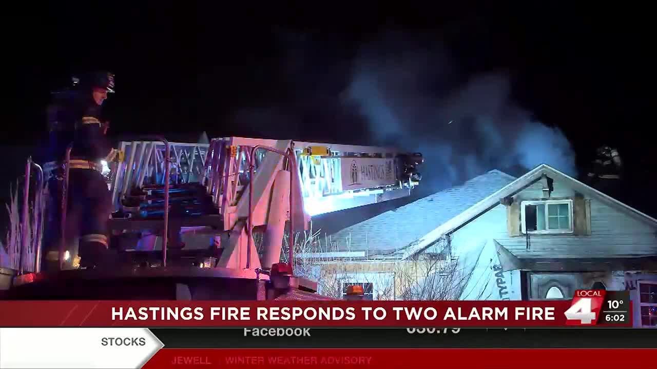 Crews contain two-alarm fire at home on East 4th Street