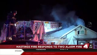 Crews contain two-alarm fire at home on East 4th Street