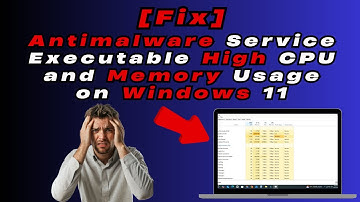 Fix Antimalware Service Executable High CPU & Memory Usage | Windows 11 Full Guide