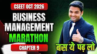 FREE CSEET Business Management Marathon Revision | Chp 9 Principle of Management | Marathon 2026