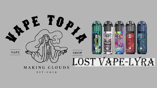 [ Paul Vape x vape topia 蒸氣理想國 ] LOST VAPE-LYRA小煙主機 & 星座雪地珳蟒哈密瓜開箱評測