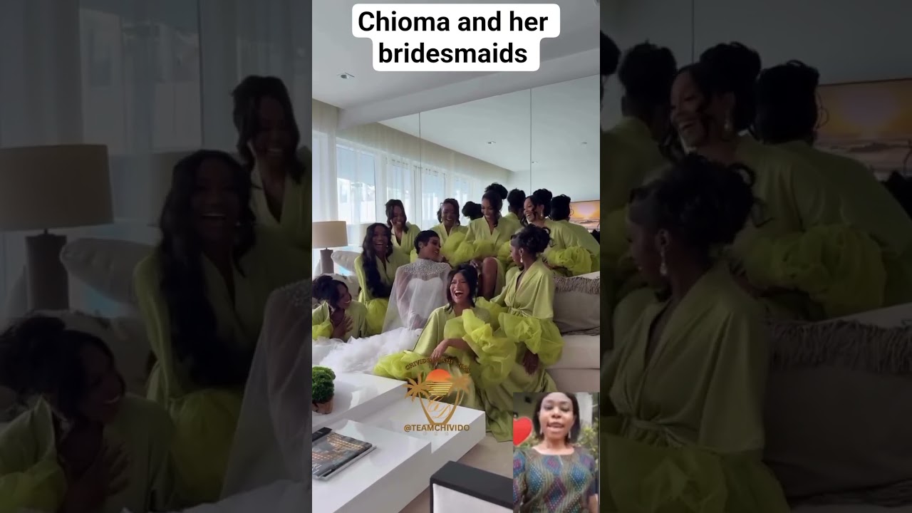 wow!! Chioma and her bridesmaids 