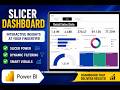 Build an Interactive Power BI Slicer Dashboard | Complete Dashboard Tutorial for Beginners