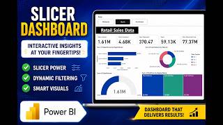 Build an Interactive Power BI Slicer Dashboard | Complete Dashboard Tutorial for Beginners