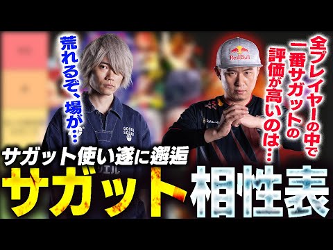 ボンちゃんと作るサガット相性表!サガット使いが邂逅するタイガーディスカッション前編!!【スト6/ぷげら】