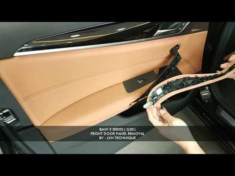 BMW 5 Series G30 front door panel removal
