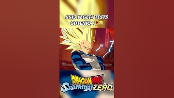 SSJ3 VEGETA TESTS GOTENKS…😭 #dragonballsparkingzero #sparkingzero #anime