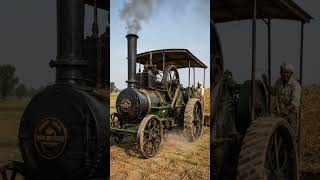 पुराने ज़माने की दमदार भाप इंजन मशीन! 🚜💨#SteamEngi #फार्मलीफे #viralvideo #shortsfeed #village