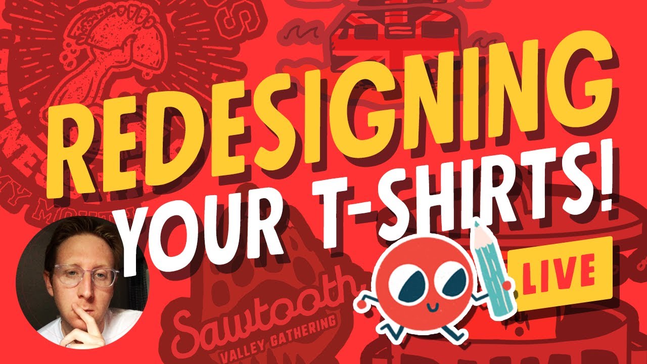 Redesigning Your T-Shirt Designs 👕 [T-Shirt Design Tutorial & Process ...