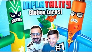 Luchas de Globos Locos | Inflatality Family Gaming | Juegos Karim Juega screenshot 1