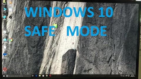 How To Boot Windows 10 in Safe Mode!