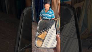 Amazing Skills Broken Truck Mirror Repaired in Minutes 😱 #viral #foryou #craft #fyp #shorts