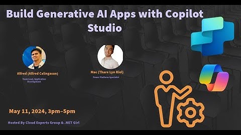 Build Generative AI Apps with Copilot Studio