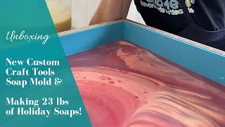 Unboxing New Molds & Making Holiday Soaps!