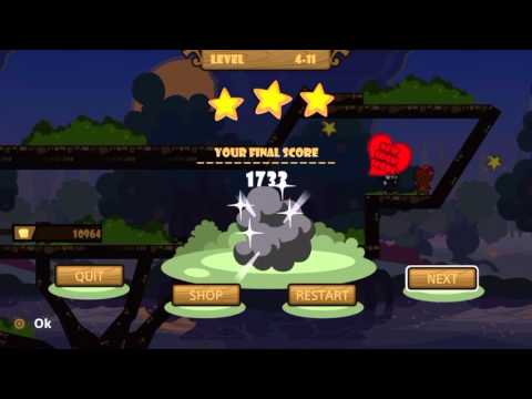 One Tap Hero - 3 Stars Walkthrough - PS4 - World 4 - Levels 60-80