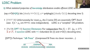 Omri Weinstein: Locally-Decodable Data Compression