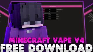 Free Vape V4 Client 2026 | Best Minecraft Hacked Client 1.8.9 - 1.21.11+ 🎯