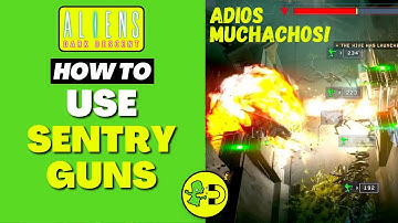 Aliens Dark Descent How to Use Sentry Guns