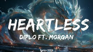 Diplo ft. Morgan Wallen - Heartless (Lyrics)  || Music Wagner