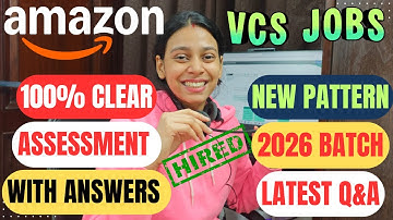 Amazon VCS Assessment with Answers l Customer Conversation l All 5 conversation | Amazon VCS | Jobs