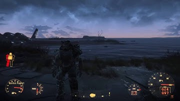Jumping From Thr Prydwen In Power Armor
