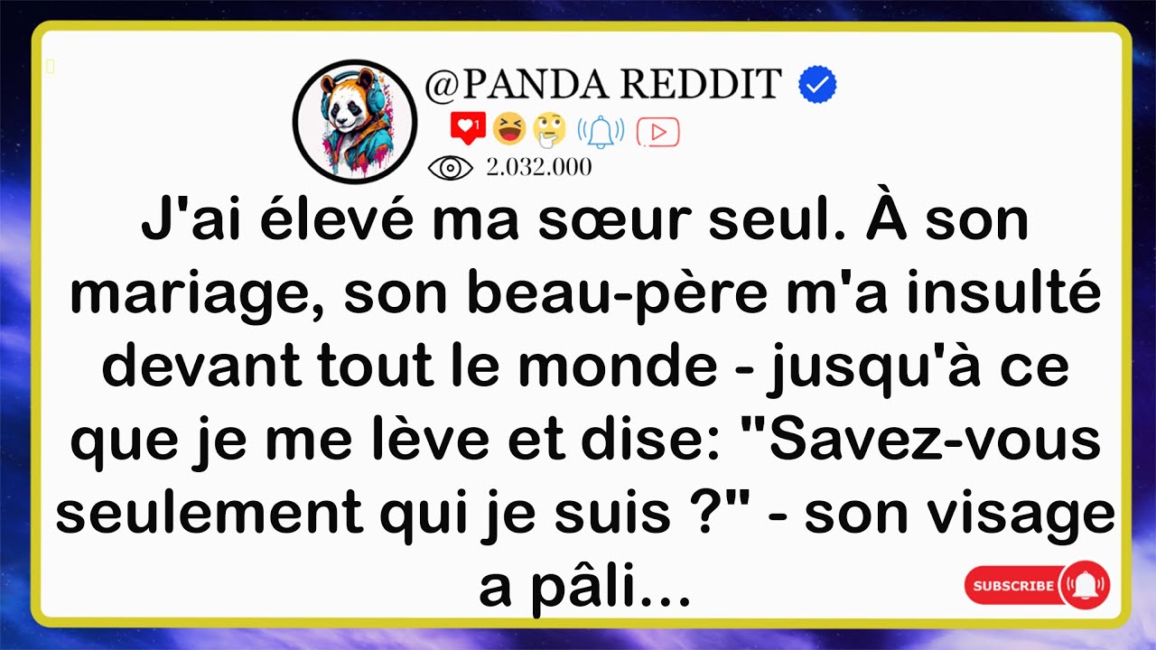 Le Beau Père De Ma Sœur M'a Snobé À Son Mariage — Jusqu'à Ce Que Je Me Présente… Et Il A Pâli