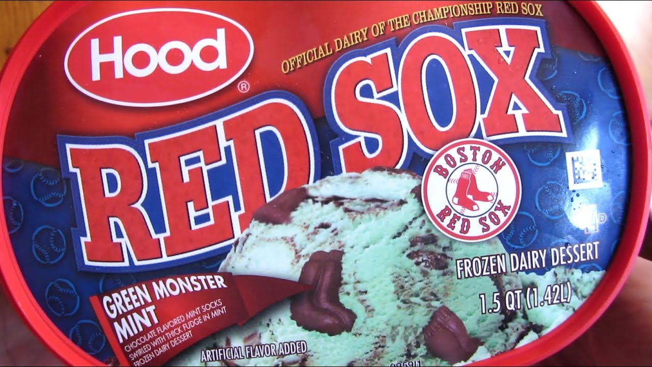 Red Sox Ice Cream Green Monster Mint By Hood YouTube