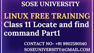 Linux Class 11 Locate and find command part1