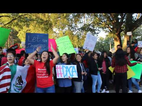 Dunwoody High School students rally in support of DACA Sept. 8, 2017