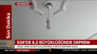 AFAD: İkisi 4,9 büyüklüğünde 9 artçı deprem meydana geldi