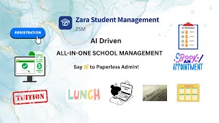 Zara Student Management - all-in-one Solution overview