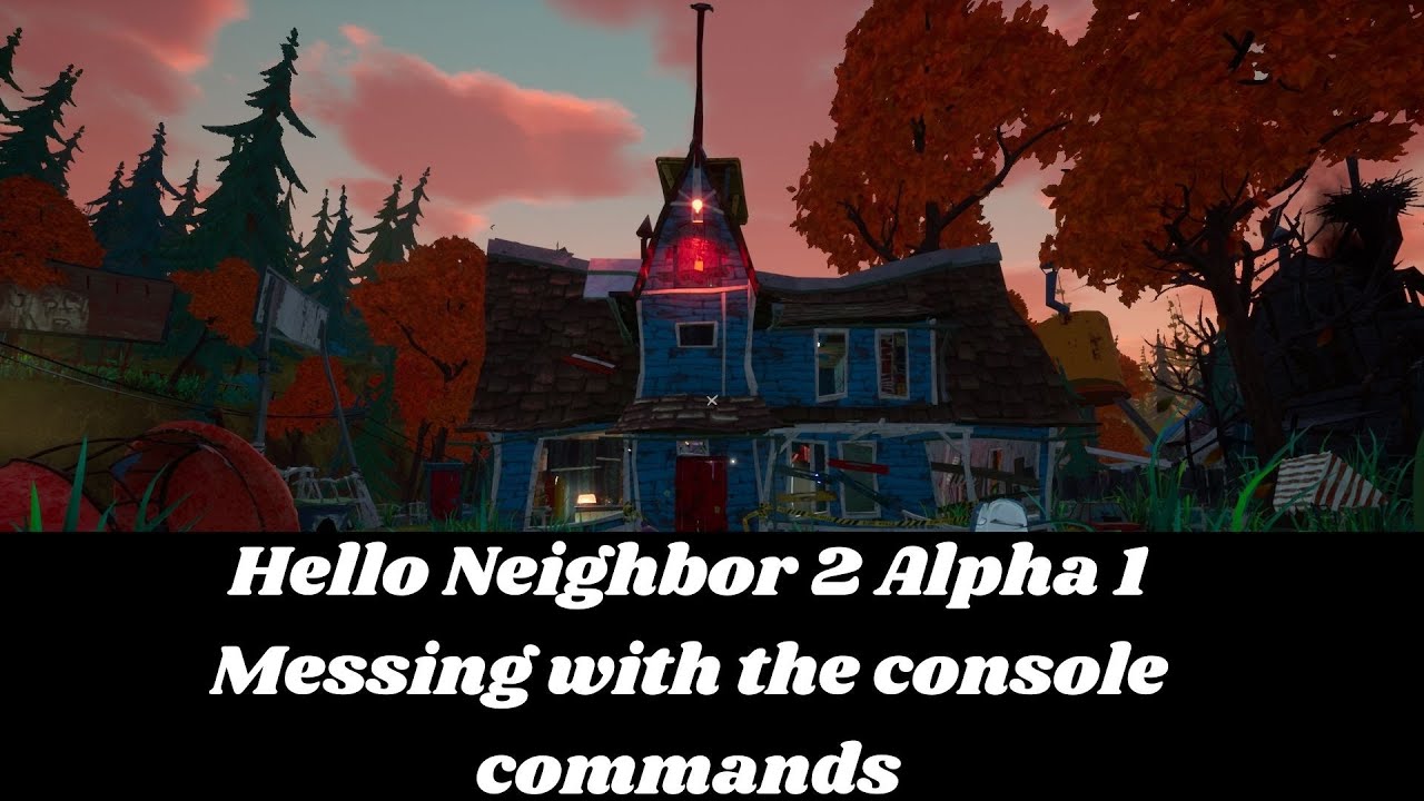 Консоль для hello neighbor