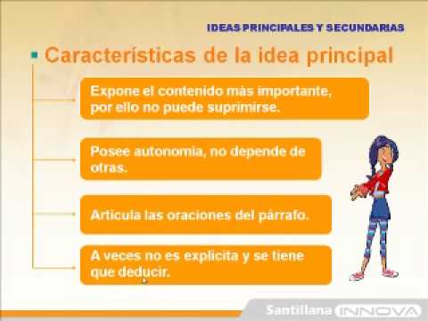 Resultado de imagen para ideas principales